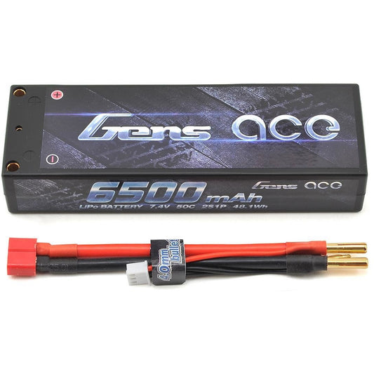 Gens Ace 2S LiPo Battery Pack 50C (7.4V/6500mAh)