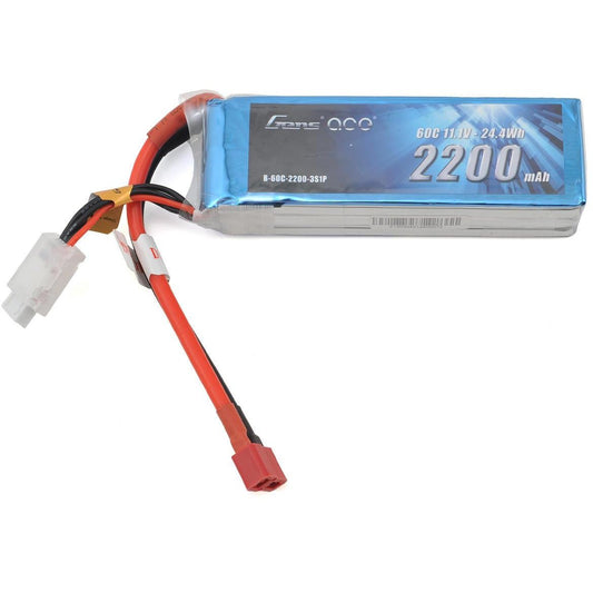 Gens Ace 3S LiPo 60C Battery (11.1V/2200mAh)