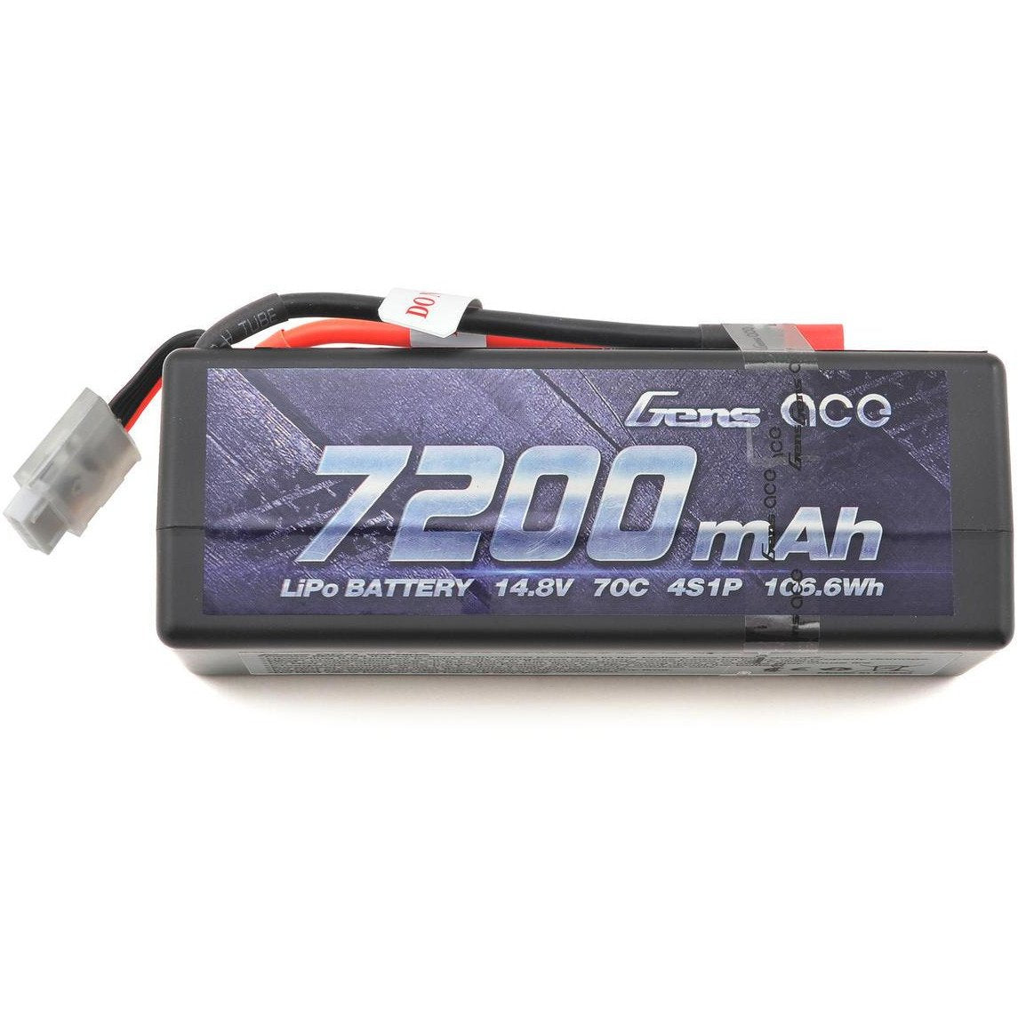 Gens Ace 4s LiPo Battery Pack 70C w/Deans Connector (14.8V/7200mAh)