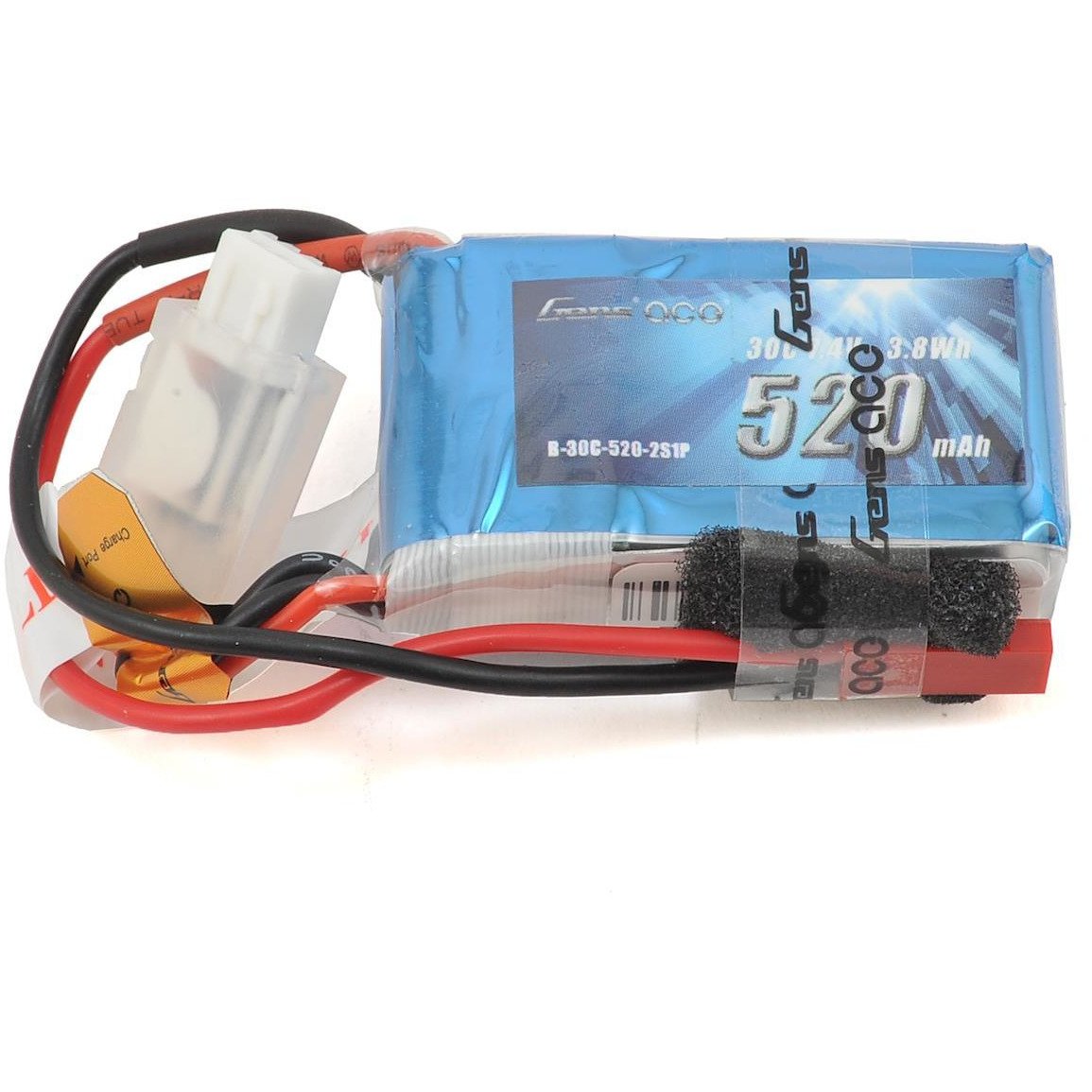Gens Ace 2s LiPo Battery 30C (7.4V/520mAh)