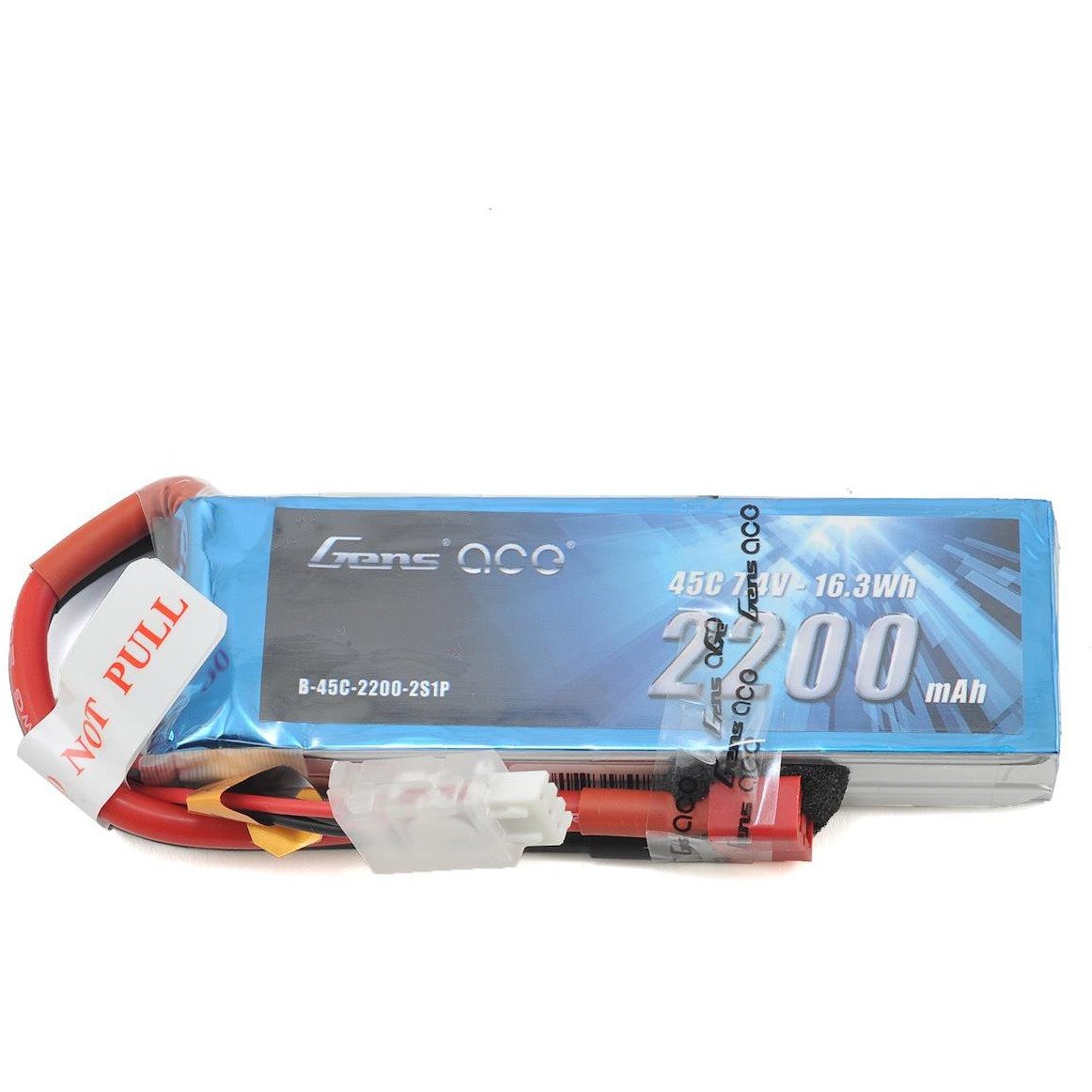 Gens Ace 2s LiPo Receiver Battery 45C (7.4V/2200mAh)