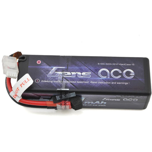 Gens Ace 3s LiPo Battery Pack 50C w/Deans Connector (11.1V/5000mAh)
