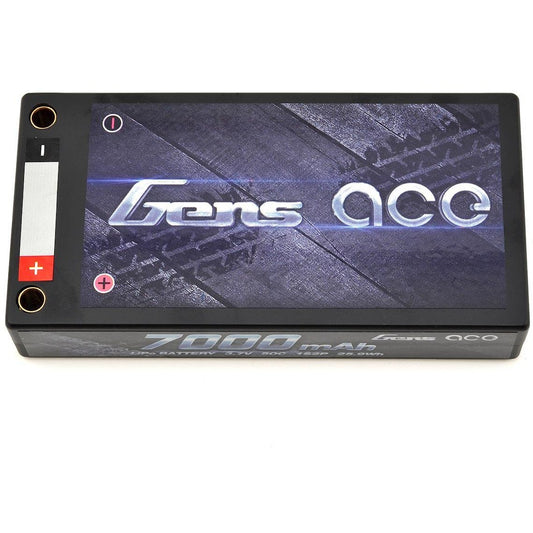 Gens Ace 1s LiPo Battery Pack 50C w/4mm Bullet (3.7V/7000mAh)