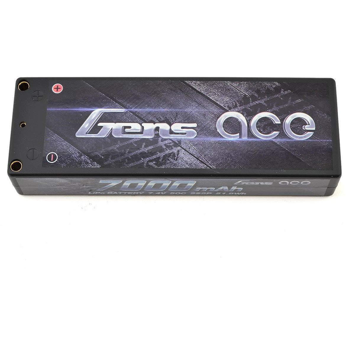 Gens Ace 2s LiPo Battery Pack 50C w/4mm Bullet (7.4V/7000mAh)