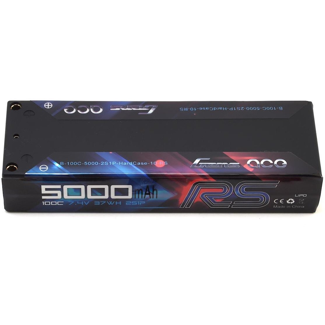 Gens Ace Race Spec 2S LiPo Battery Pack 100C (7.4V/5000mAh)