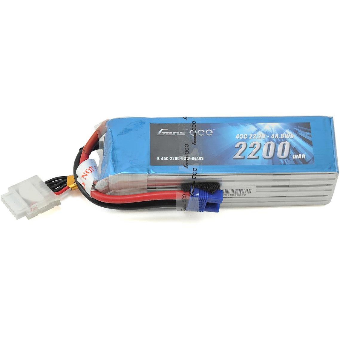 Gens Ace 6s LiPo Battery 45C (22.2V/2200mAh)