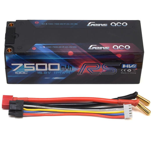 Gens Ace 4S LiHV 100C LiPo Battery Pack (15.2V/7500mAh)