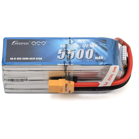 Gens Ace 6S Soft Case 45C LiPo Battery (22.2V/5500mAh)