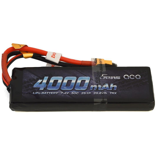 Gens Ace 2S Soft 50C LiPo Battery Pack w/XT60 Connector (7.4V/4000mAh)