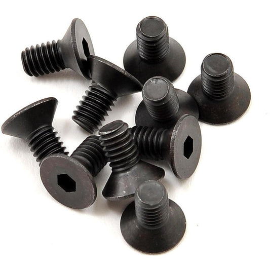 HB Racing 4x8mm Flat Head Screw (10)