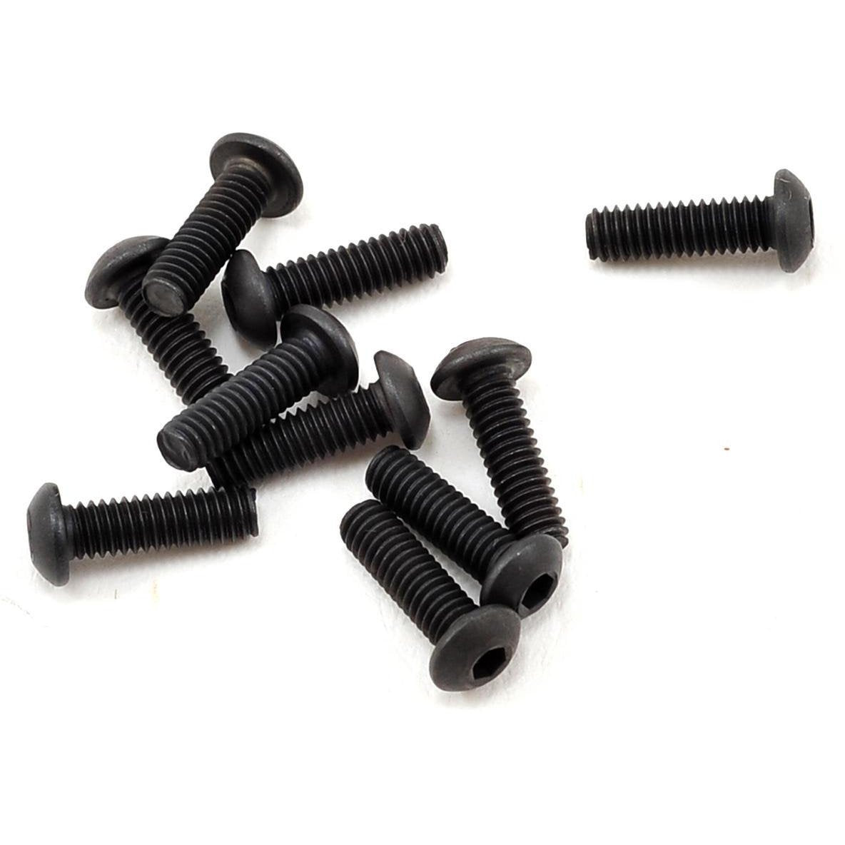 HB Racing Button Head Screw 2.5 x 8mm Hex (10)