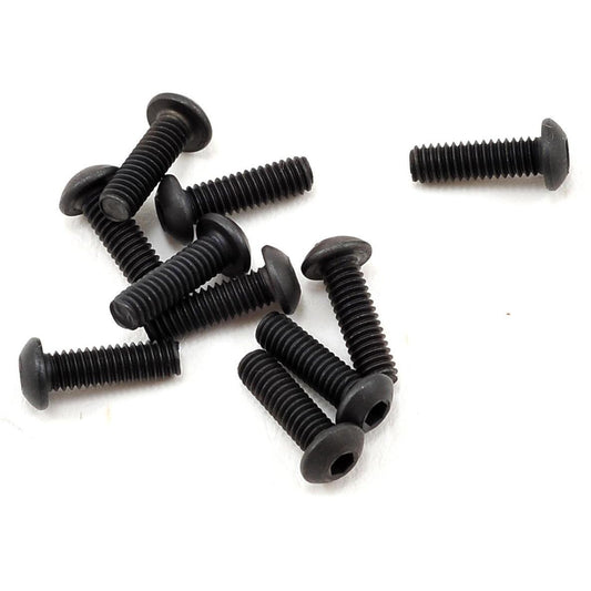 HB Racing Button Head Screw 2.5 x 8mm Hex (10)