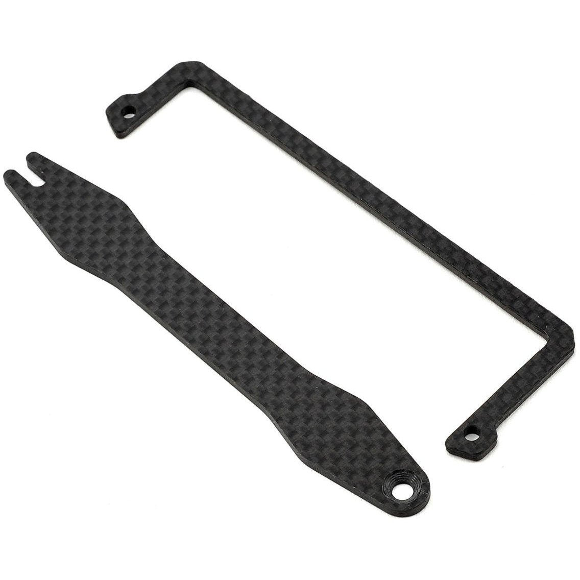 HB Racing Carbon Battery Holder Set (Shorty)