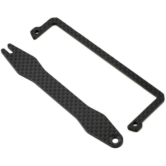 HB Racing Carbon Battery Holder Set (Shorty)