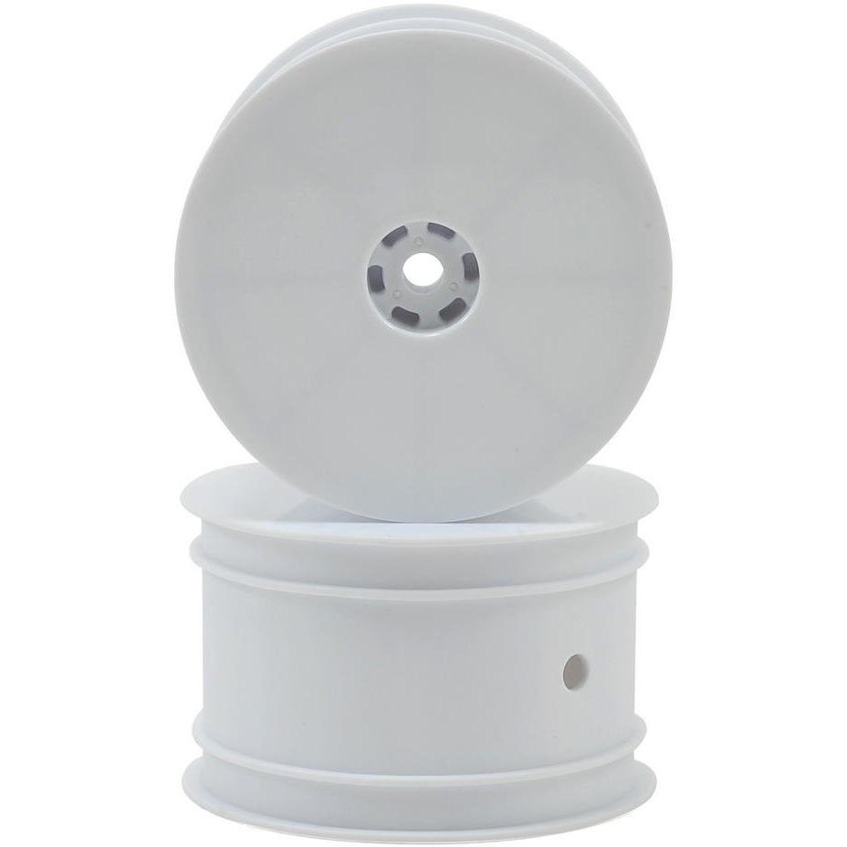 HB Racing 12mm Hex 1/10 Buggy Rear Wheels (2) (White) (D216/D413)