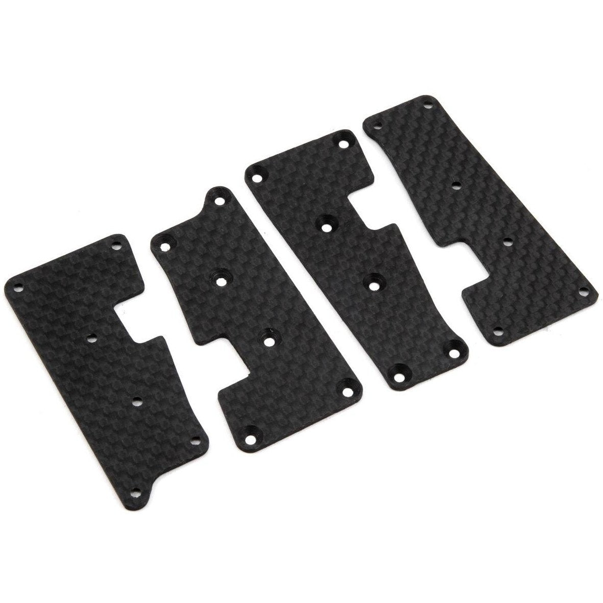 HB Racing Carbon Fiber Suspension Arm Cover Set (Graphite)