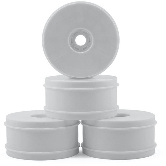 HB Racing 1/8 V2 Buggy Dish Wheels (White) (4)
