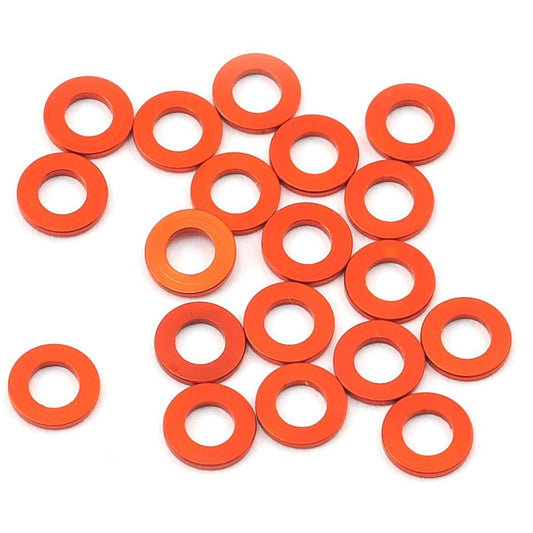 HB Racing 3x6x0.75mm Aluminum Washer (20)