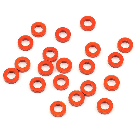 HB Racing 3x6x1.5mm Aluminum Spacer (20)