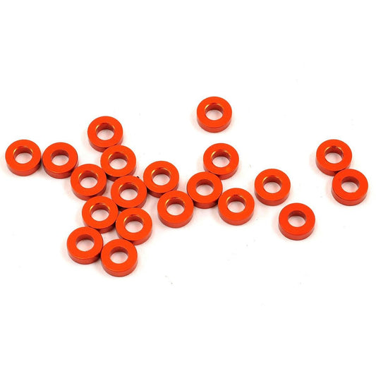 HB Racing 3x6x2.0mm Aluminum Spacer (20)