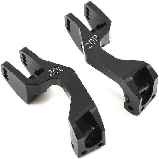 HB Racing Aluminum V2 Caster Block Set (20°)