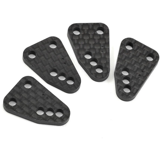 HB Racing Carbon Fiber Rear Hub Carrier Arm Set (Type 2)