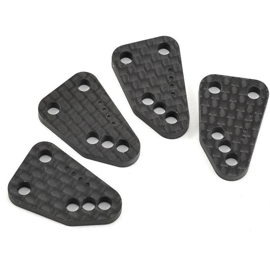 HB Racing Carbon Fiber Rear Hub Carrier Arm Set (Type 4)