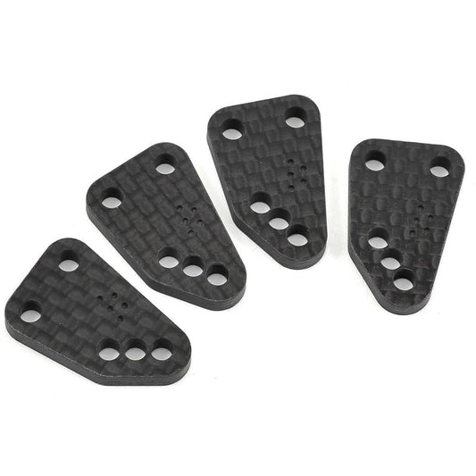HB Racing Carbon Fiber Rear Hub Carrier Arm Set (Type 5)