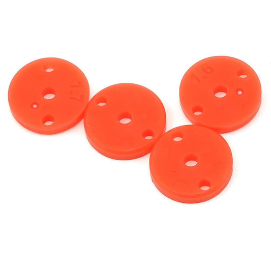 HB Racing D216 Shock Piston Set (2x1.6/2x1.7mm)