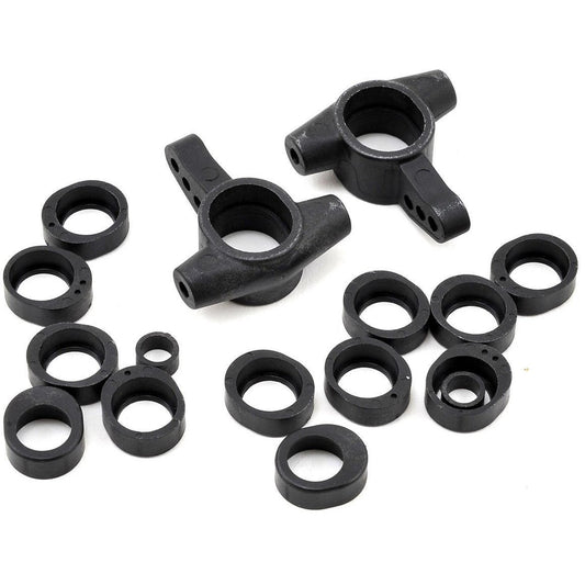 HB Racing D216 Steering Block/Trail Insert Set