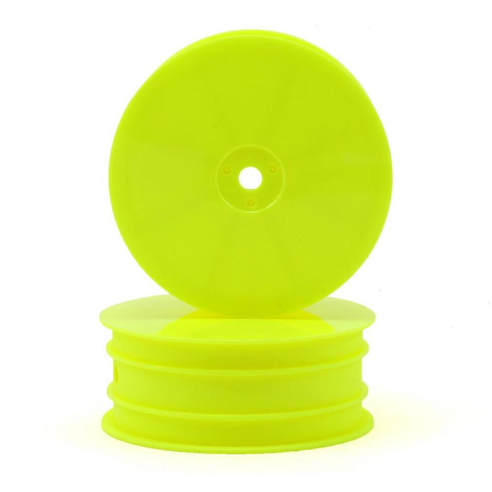 HB Racing 12mm Hex 2.2 Front Wheels (2) (Yellow) (D216)