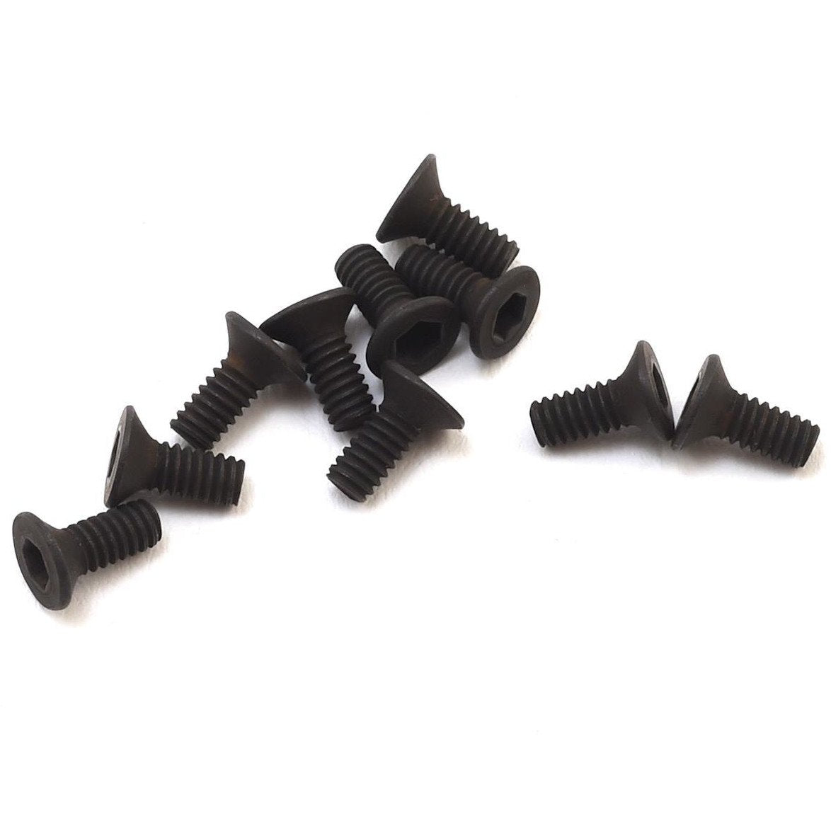 HB Racing 2x5mm Flat Head Hex Screw (10) (1.5mm Hex)