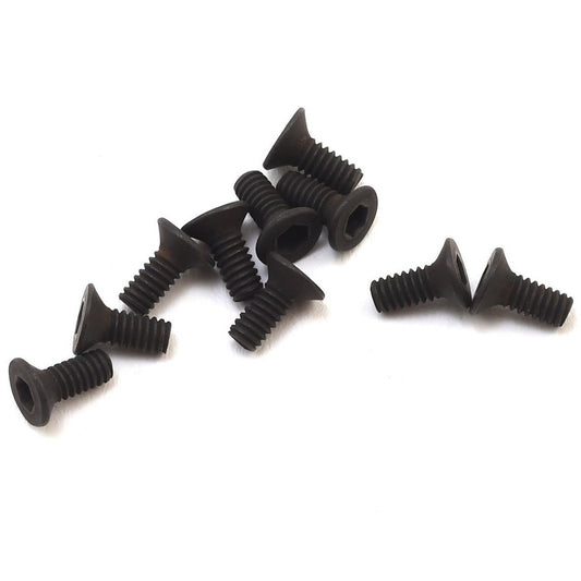 HB Racing 2x5mm Flat Head Hex Screw (10) (1.5mm Hex)