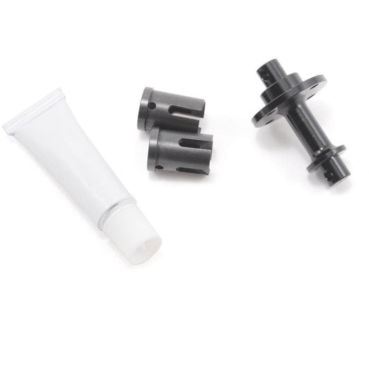 HB Racing Front Solid Axle Set Ver.3 (Black)