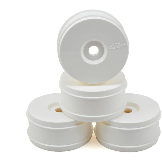 HB Racing HB Dish Buggy Wheel (White) (4)