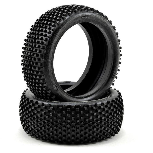 HB Racing Block 1/8 Buggy Tire (2) (Red)
