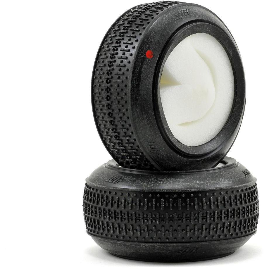 HB Racing Fullslot 1/10 2WD Buggy Front Tire (2) (Red)