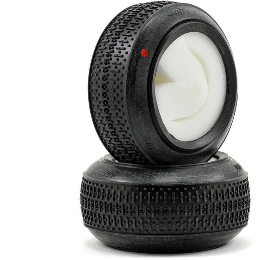 HB Racing Fullslot 1/10 2WD Buggy Front Tire (2) (Red)