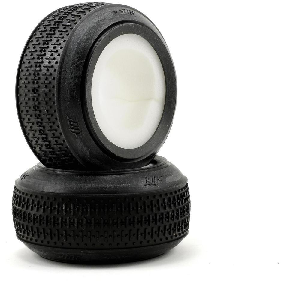 HB Racing Fullslot 1/10 2WD Buggy Front Tire (2) (White)