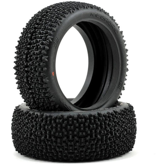 HB Racing Megagrid 1/8 Buggy Tire (2) (Red)