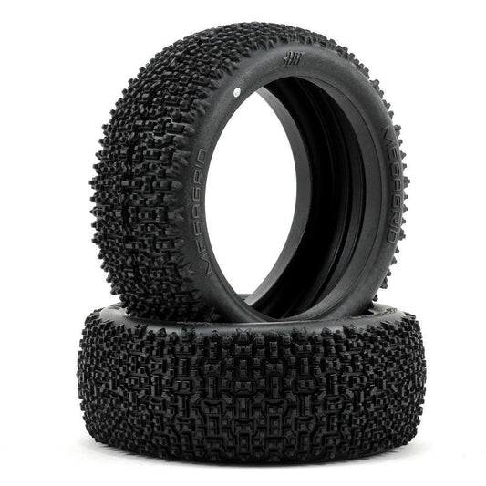 HB Racing Megagrid 1/8 Buggy Tire (2) (White)