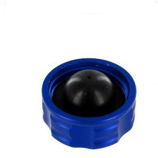 50032 Fuel Tank Cover 1PC Blue Aluminum Color