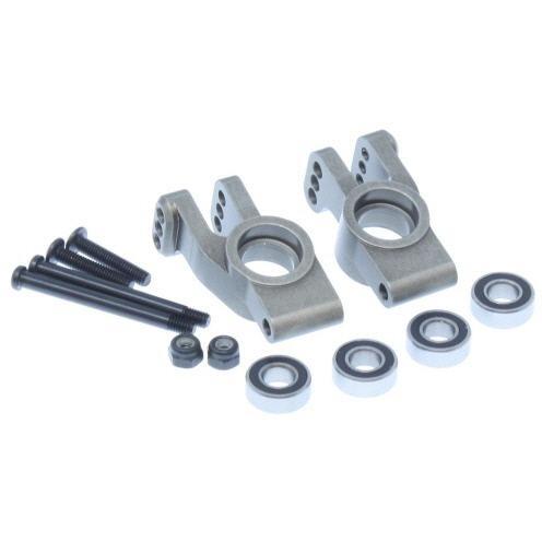 TMS-23 Machined Aluminum Rear Hub Carrier Set (1pr)(Gunmetal)