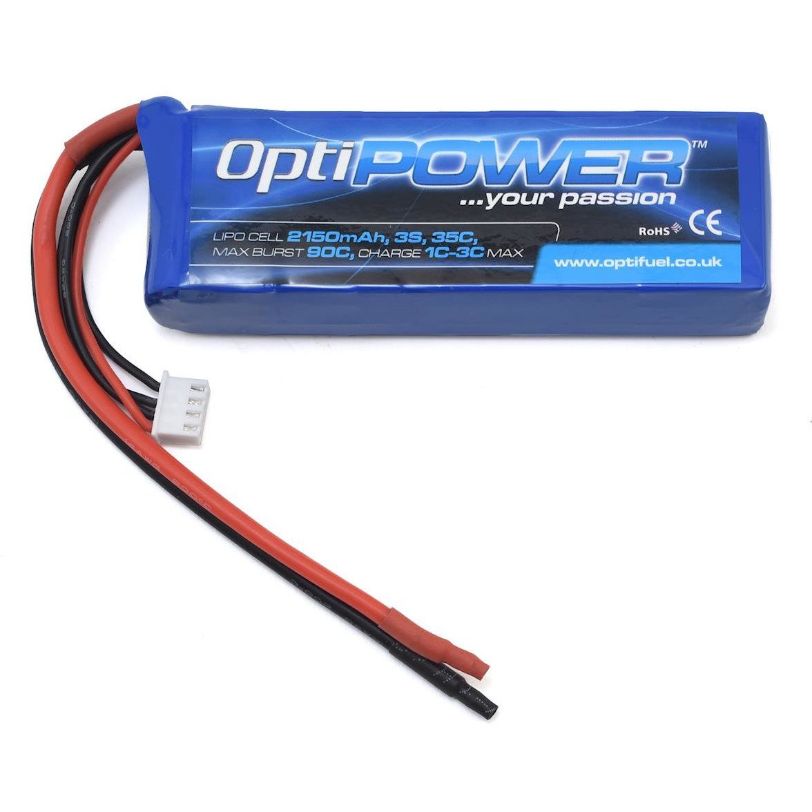 Optipower 3S 35C LiPo Battery (11.1V/2150mAh)