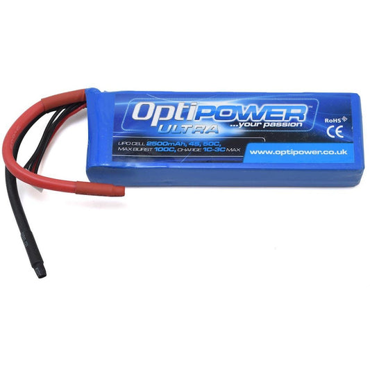Optipower 4S 50C LiPo Battery (14.8V/2500mAh)
