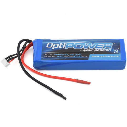 Optipower 4S 30C LiPo Battery (14.8V/2650mAh)