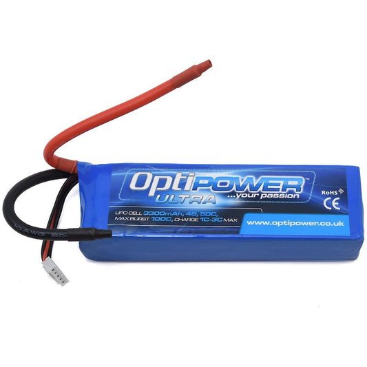 Optipower 4S 50C LiPo Battery (14.8V/3300mAh)