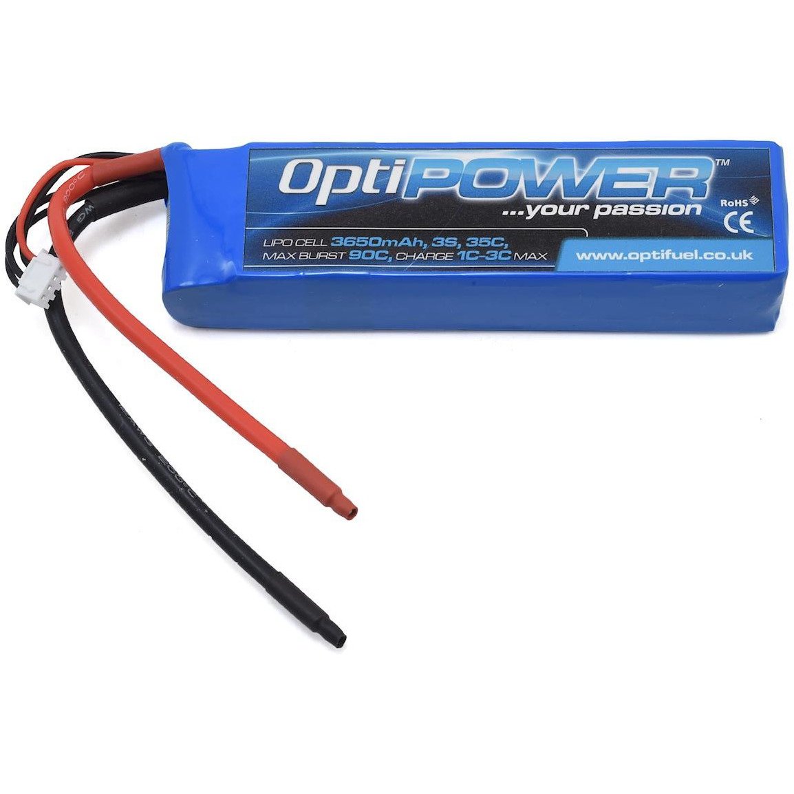 Optipower 3S 35C LiPo Battery (11.1V/3650mAh)
