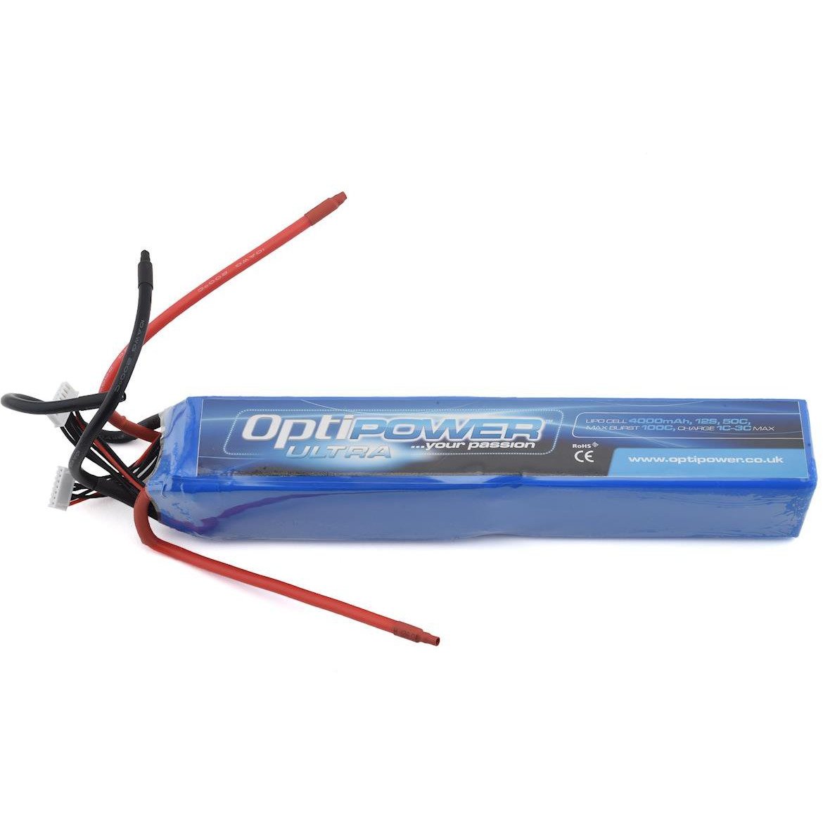 Optipower 12S 50C LiPo Battery (44.4V/4000mAh)