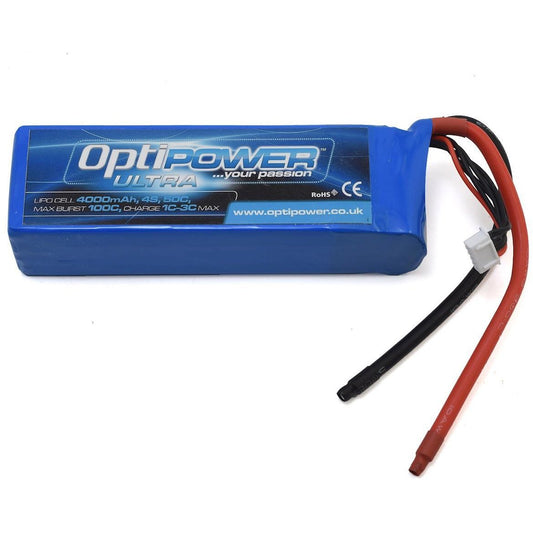 Optipower 4S 50C LiPo Battery (14.8V/4000mAh)